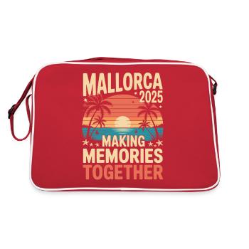 Majorque 2025 - Sac Retro - rouge/blanc - Dos