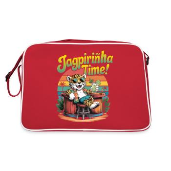 Jaguar avec Capirinha - Sac Retro - rouge/blanc - Dos