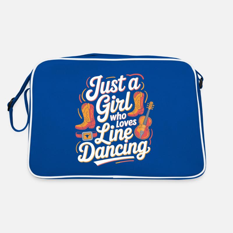 Juste une fille qui aime la danse en ligne Sac Retro