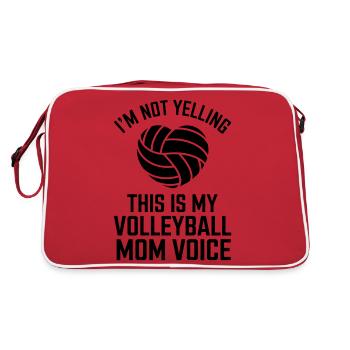 volley-ball dire drôle de cadeau de volley-ball - Sac Retro - rouge/blanc - Dos