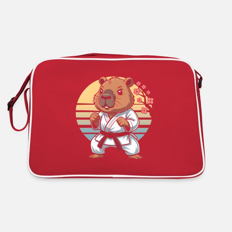 Karaté Capybara Sac Retro