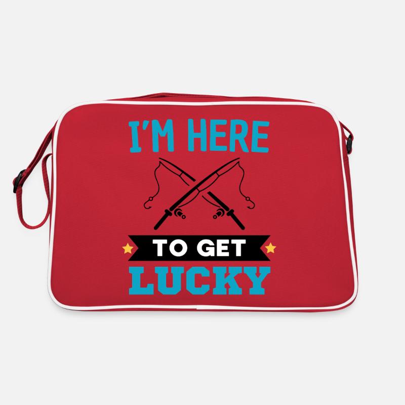 Angler Glück St. Patrick Design Retro Tasche