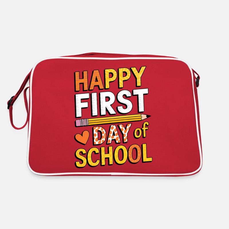 Conception du premier jour d’inscription à l’école Sac Retro