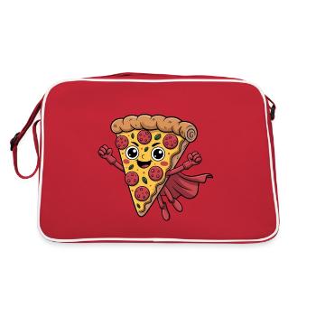 Pizza Design drôle Pizza Baker - Sac Retro - rouge/blanc - Dos