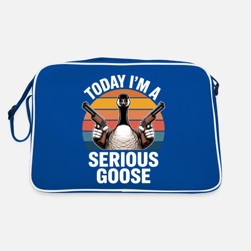 Today I ́m a Serious Goose Retro Bag