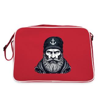 East Frisian North Sea Seaman - Retro Bag - red/white - Back