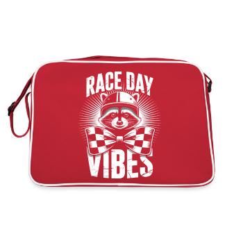 Vibrations du jour de la course - Sac Retro - rouge/blanc - Dos