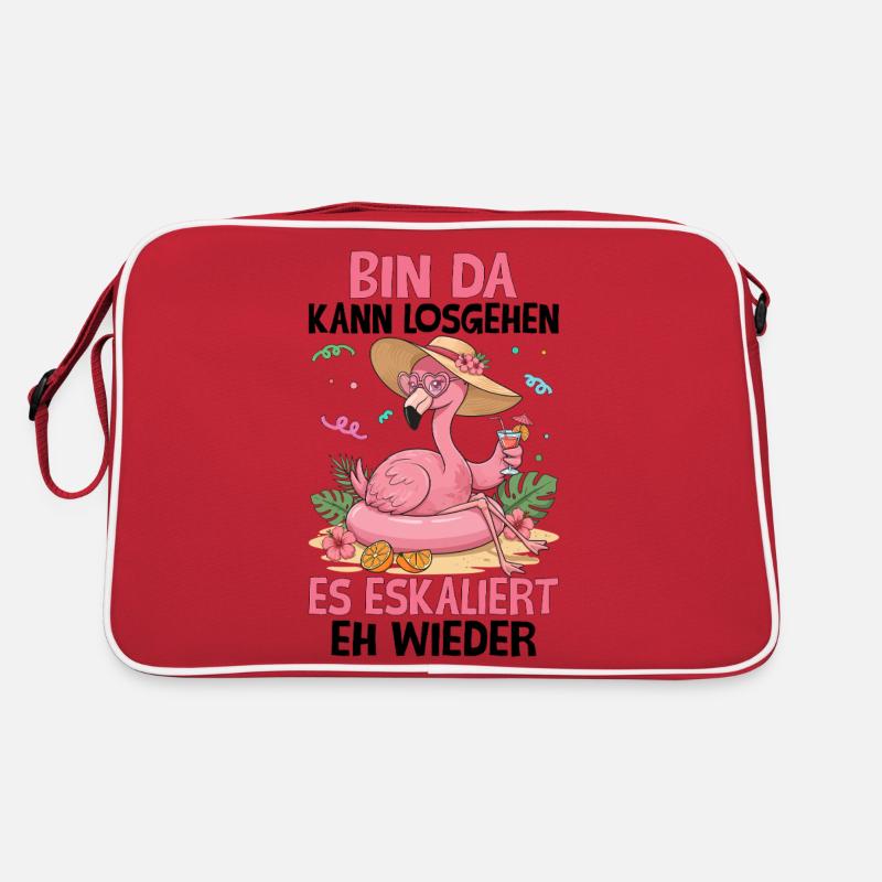 Bin Da Kann Losgehen Es Eskaliert Eh Wieder Retro Tasche