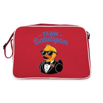 team Braeutigam - Retro Tasche - Rot/Weiß - Hinten