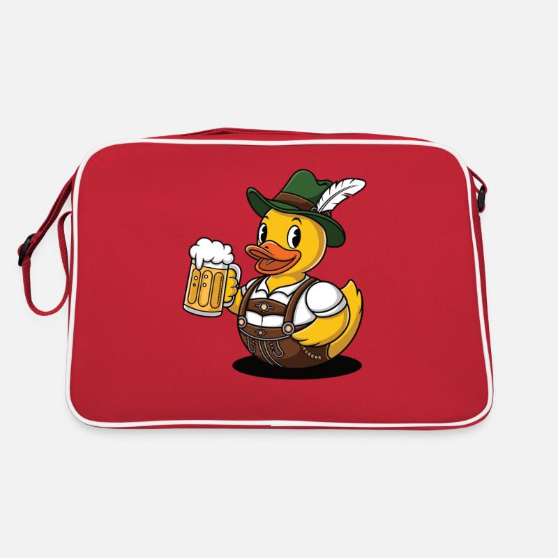 Canard en caoutchouc Bayer à la bière Sac Retro