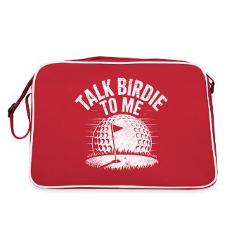 Talk Derbie to me Golf Design - Retro Bag - red/white - Back