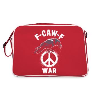 FCAWF War - Retro Tasche - Rot/Weiß - Hinten