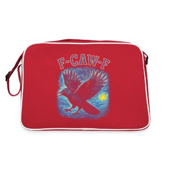 Fcawf Crow Van Gogh - Retro Bag - red/white - Back