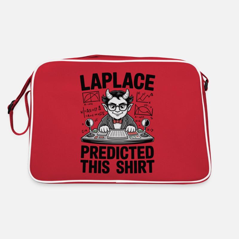 Laplace predicted this – Mathematischer Statement Retro Tasche