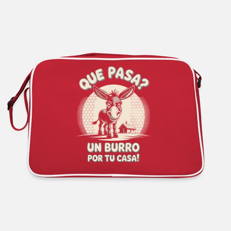 Conception amusante de l’âne Sac Retro