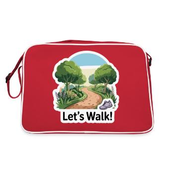 PROMENADE VERTE - Sac Retro - rouge/blanc - Dos