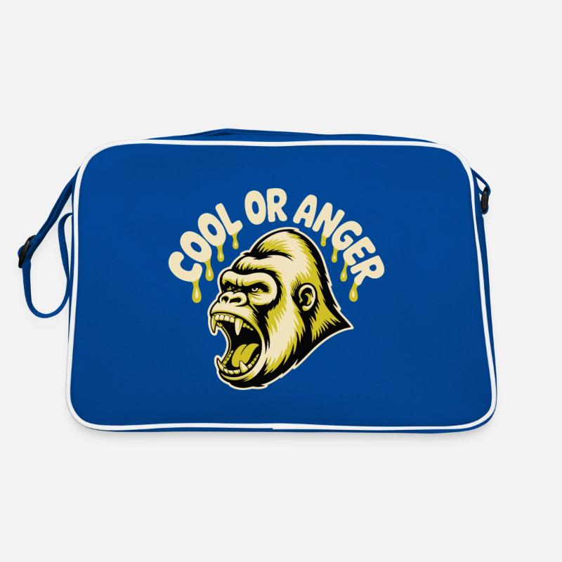 DER KOPF DES GORILLAS Retro Tasche