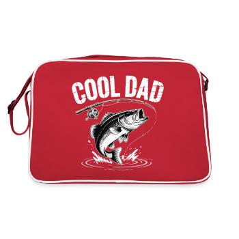 COOL DAD - Retro Bag - red/white - Back