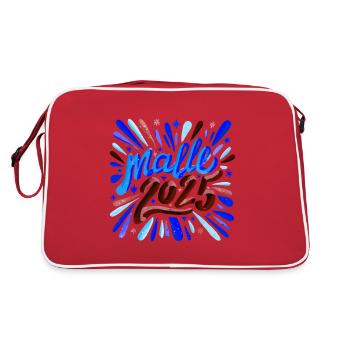 Malle 2025 - Sac Retro - rouge/blanc - Dos