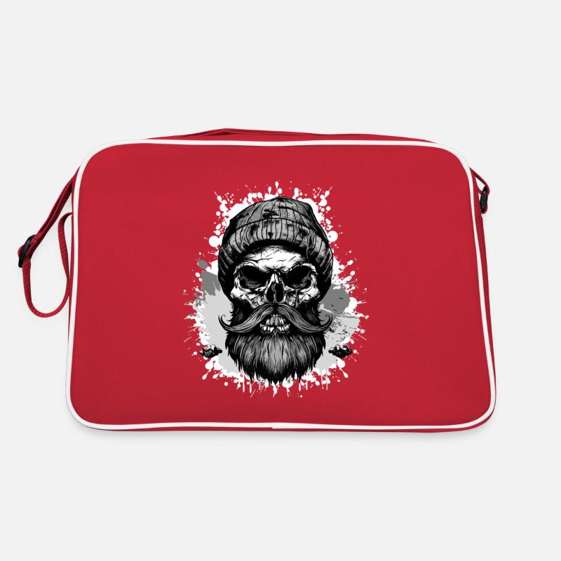 Bûcheron Crâne Bûcheron Sac Retro