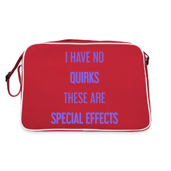 No quirks, just special effects! - Retro Bag - red/white - Back