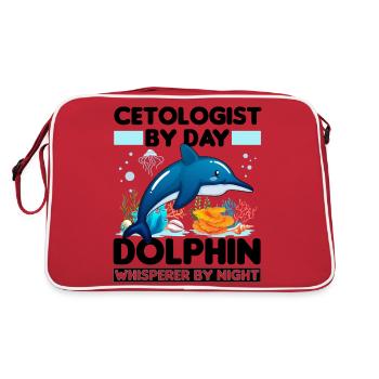 Biologie marine - Sac Retro - rouge/blanc - Dos