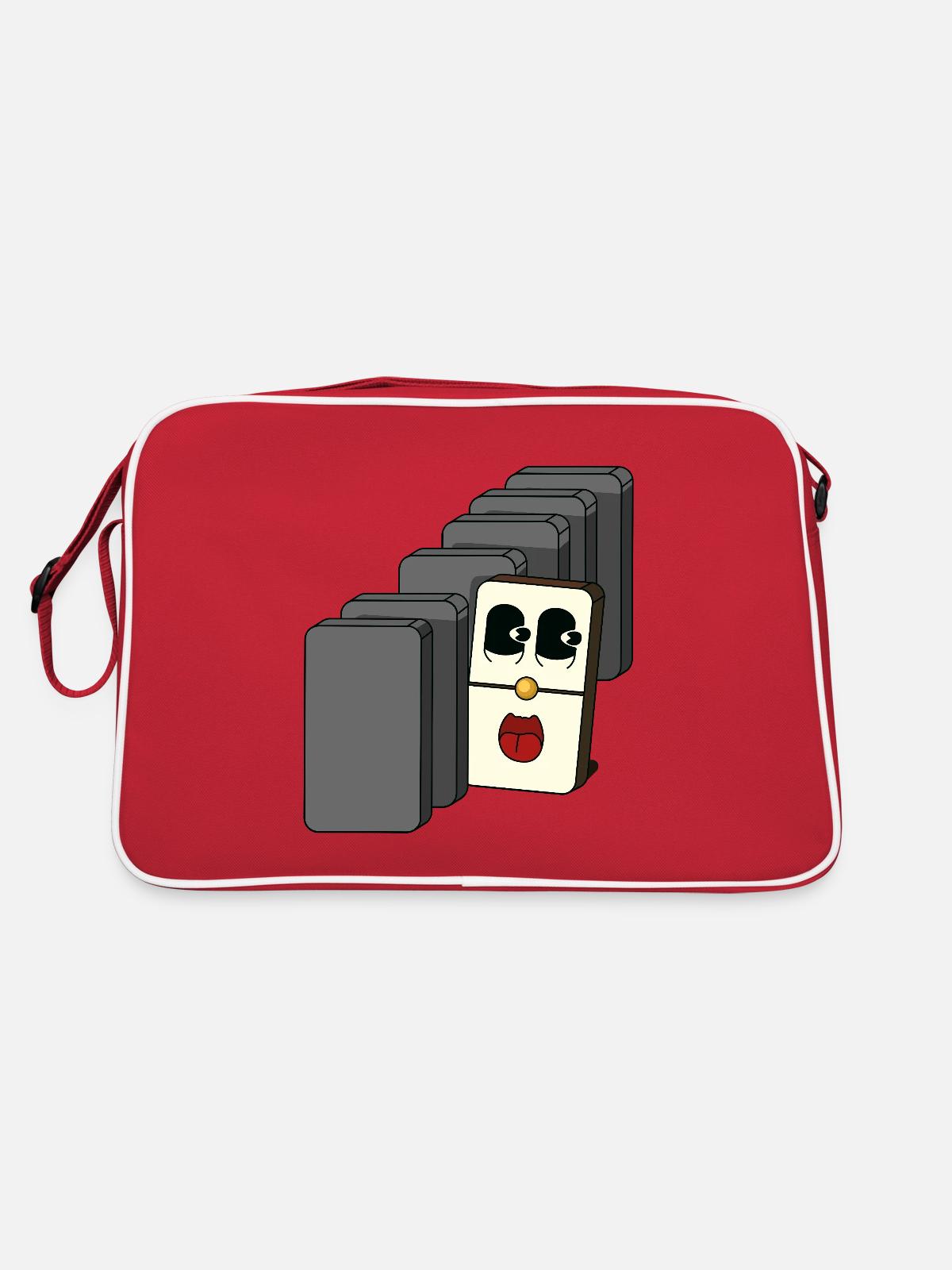 OUT COMFORT - Retro Bag - red/white - Back