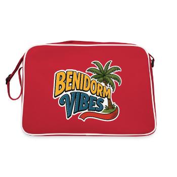 Benidorm Vibes - Retro Bag - red/white - Back