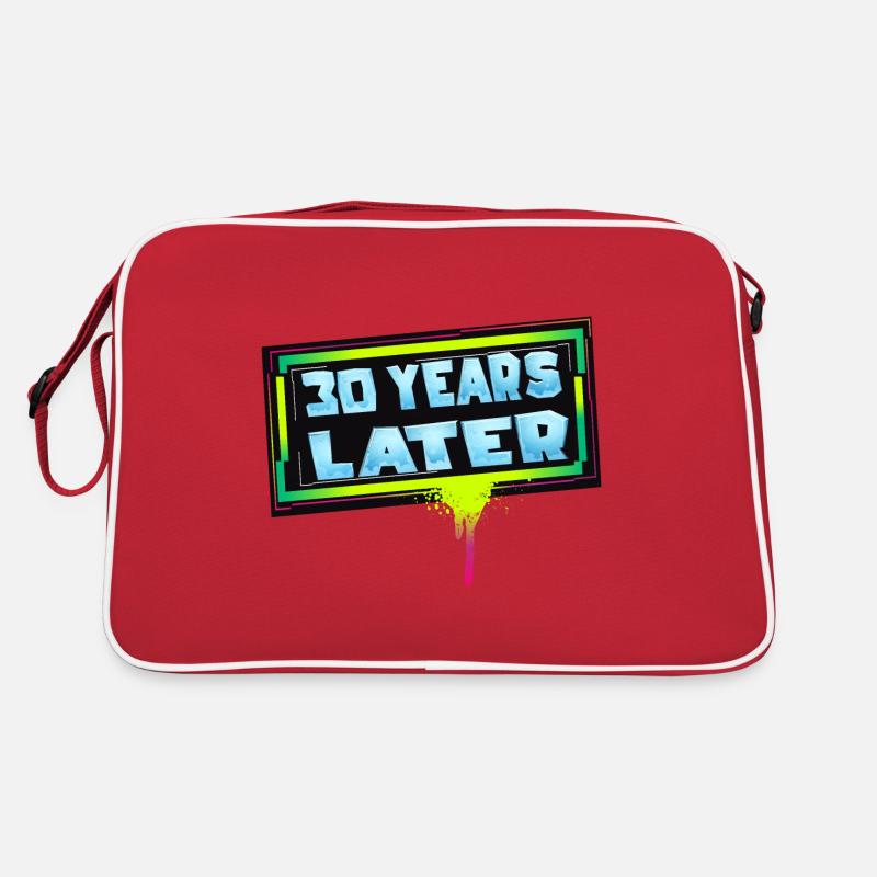 30 years later Geburtstag Geschenk Retro Tasche