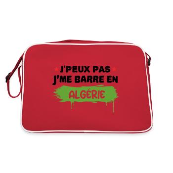 je peux pas je me barre en Algérie - Sac Retro - rouge/blanc - Dos