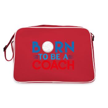 coach Volleyball coach | cadeau Coach Volleyball - Sac Retro - rouge/blanc - Dos