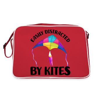Flying kites - Retro Bag - red/white - Back