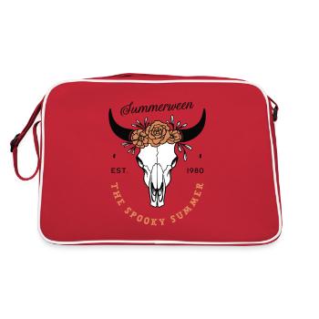 Summerween Sommer Mottoparty Halloween Ästhetik - Retro Tasche - Rot/Weiß - Hinten