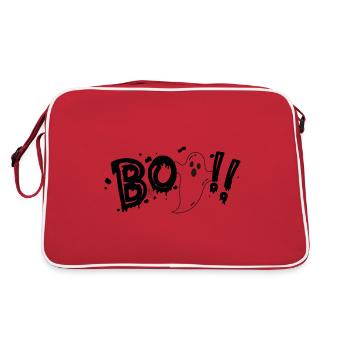 Happy Halloween - jour de Halloween - Sac Retro - rouge/blanc - Dos