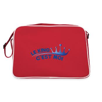 Fête des rois, Cadeau pour la fête des rois ! - Sac Retro - rouge/blanc - Dos
