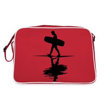 Wake-Waker - Retro Bag - red/white - Back