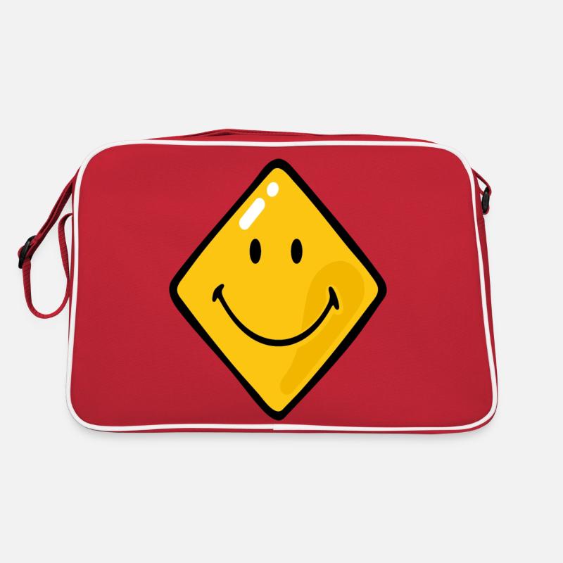 Smiley Diamonds Retro Tasche