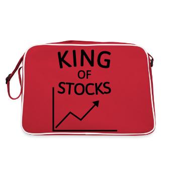 ROI DES STOCKS - Sac Retro - rouge/blanc - Dos