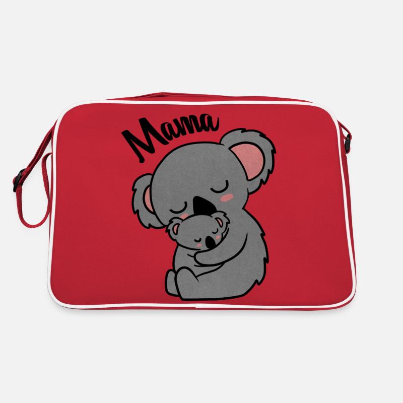 Maman mignonne d’ours de Koala avec le cub Sac Retro