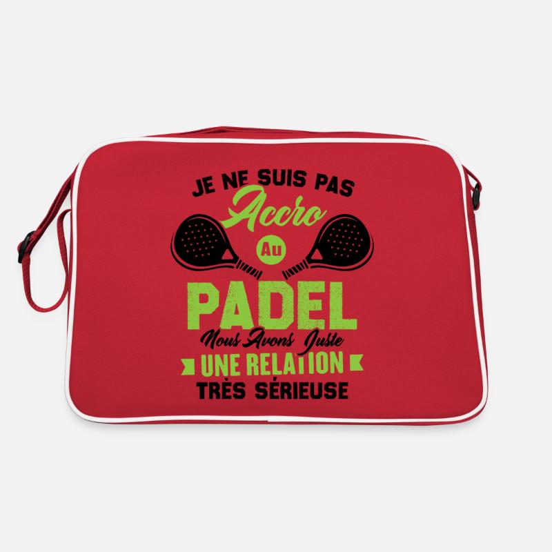 Pas accro au padel juste relation sérieuse Sac Retro