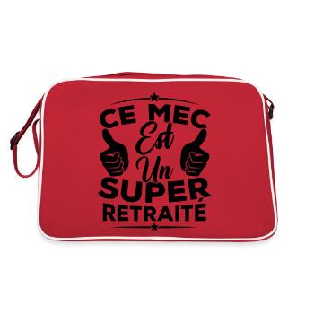 Ce mec est un super retraité - Sac Retro - rouge/blanc - Dos