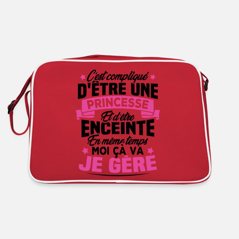 Une Princesse et Enceinte Sac Retro