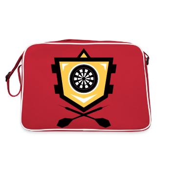 Bouclier d’armoiries Dart - Sac Retro - rouge/blanc - Dos