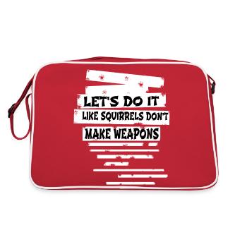 Paix Signe une paix impressionnante pour Paris Paix mondiale - Sac Retro - rouge/blanc - Dos