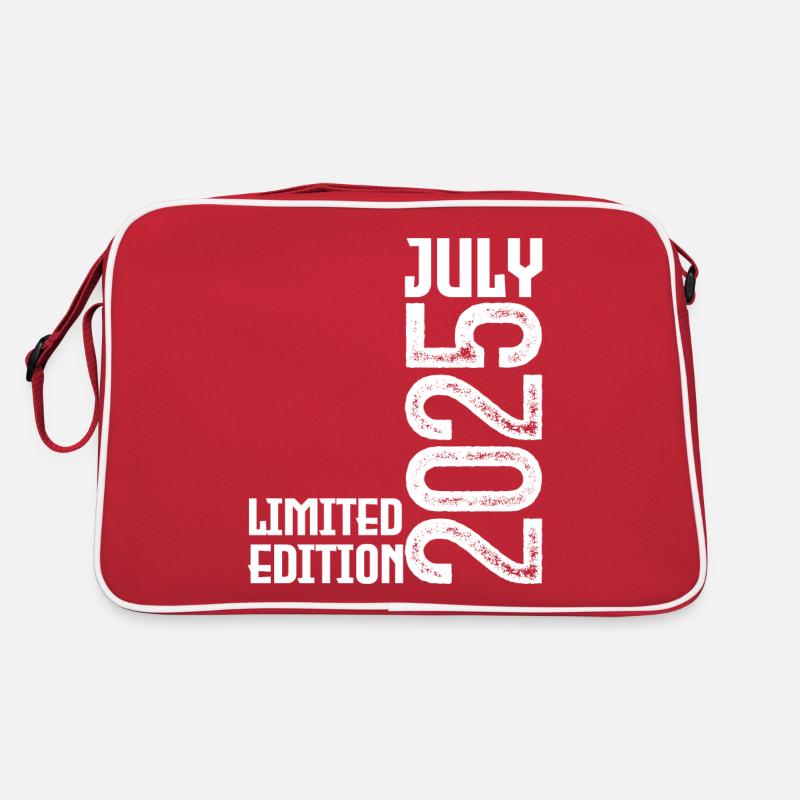 Geschenk Juli 2025. Geburtstag Juli 2025. Retro Tasche