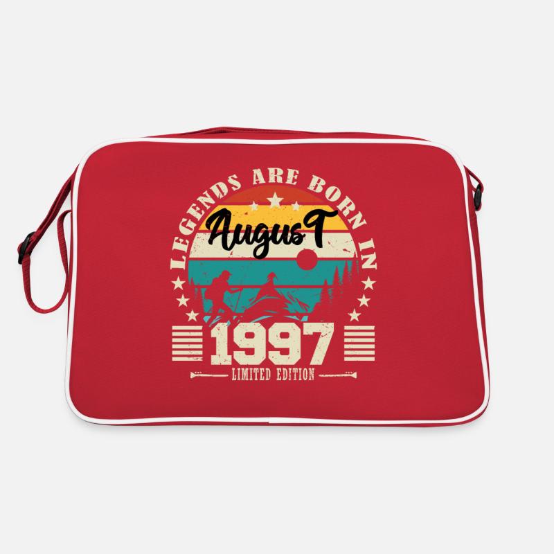 August 1997. Geburtstagsgeschenk August 1997. August Retro Tasche