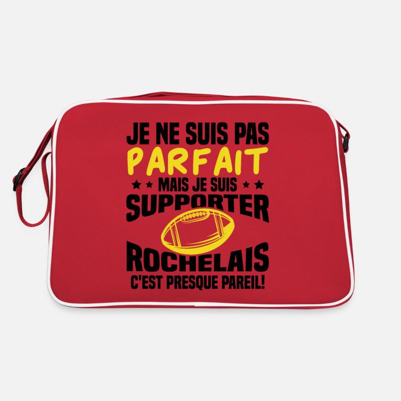 Pas parfait mais je suis supporter rochelais Sac Retro
