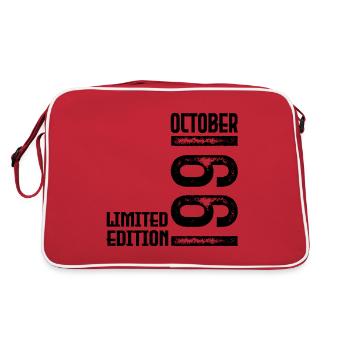 Cadeau Anniversaire Octobre 1991. October 1991. - Sac Retro - rouge/blanc - Dos