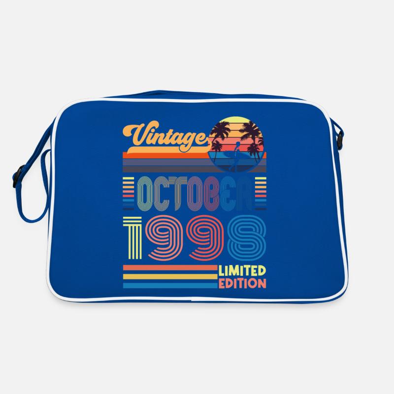 Birthday October 1998. Gift October 1998. Retro Bag