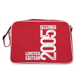 Birthday Gift December 2005. December 2005. - Retro Bag - red/white - Back
